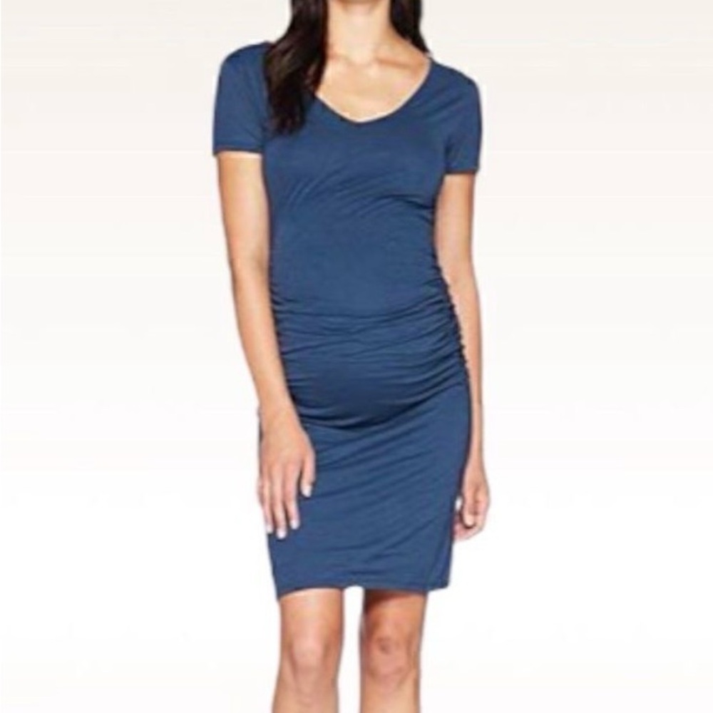 Beyond the Bump Deep Blue Maternity Tank